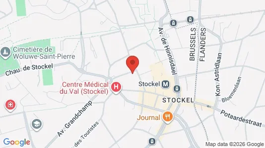 Apartments for rent i Brussels Sint-Pieters-Woluwe - kort over placeringen