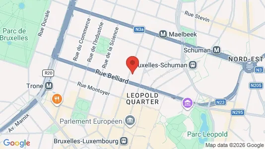 Apartments for rent i Brussels Etterbeek - kort over placeringen