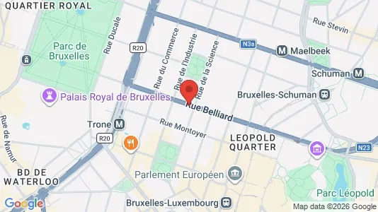 Apartments for rent i Stad Brussel - kort over placeringen