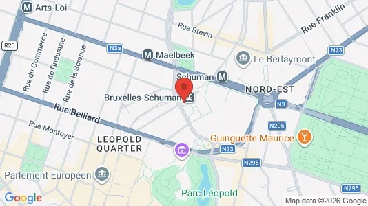 Apartments for rent i Brussels Etterbeek - kort over placeringen