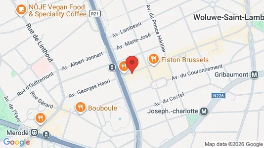 Apartments for rent i Brussels Sint-Lambrechts-Woluwe - kort over placeringen