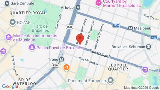 Apartments for rent i Brussels Etterbeek - kort over placeringen
