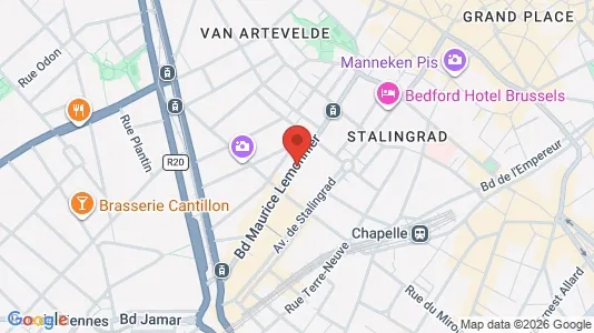 Apartments for rent i Stad Brussel - kort over placeringen