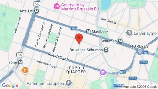 Apartments for rent i Stad Brussel - kort over placeringen