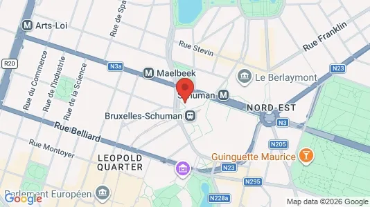 Apartments for rent i Brussels Etterbeek - kort over placeringen