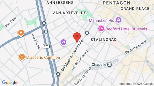 Apartments for rent i Stad Brussel - kort over placeringen