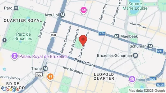 Apartments for rent i Brussels Etterbeek - kort over placeringen