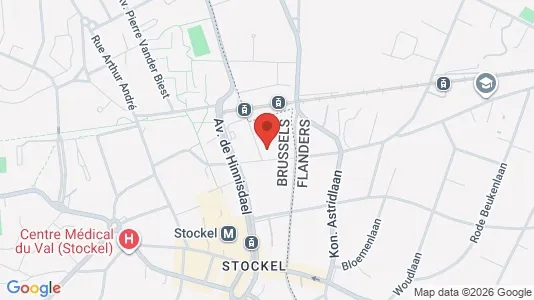 Apartments for rent i Brussels Sint-Pieters-Woluwe - kort over placeringen