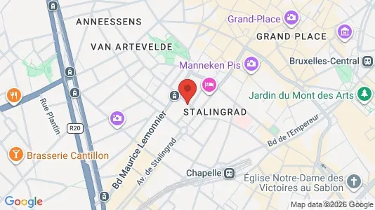 Apartments for rent i Stad Brussel - kort over placeringen
