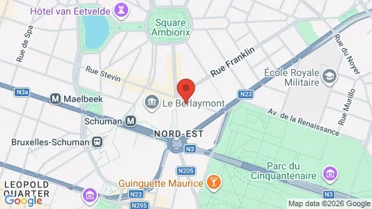 Apartments for rent i Stad Brussel - kort over placeringen