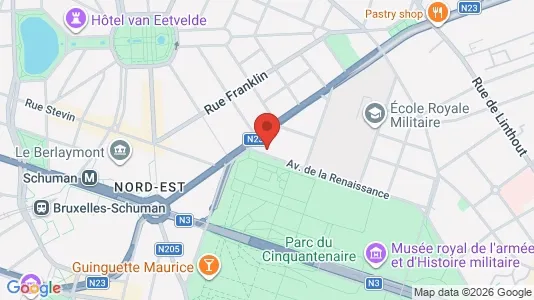 Apartments for rent i Stad Brussel - kort over placeringen