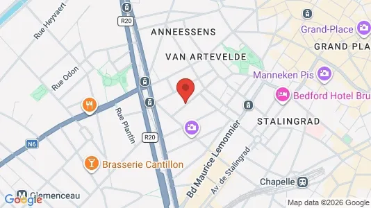Apartments for rent i Stad Brussel - kort over placeringen
