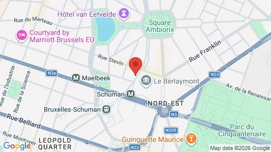 Apartments for rent i Stad Brussel - kort over placeringen