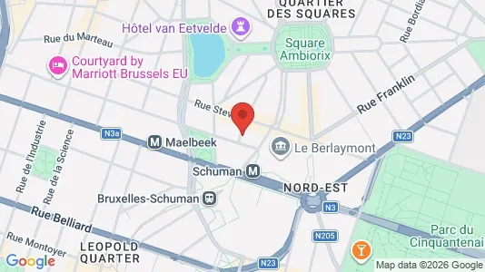 Apartments for rent i Stad Brussel - kort over placeringen