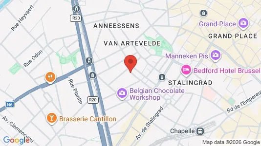 Apartments for rent i Stad Brussel - kort over placeringen