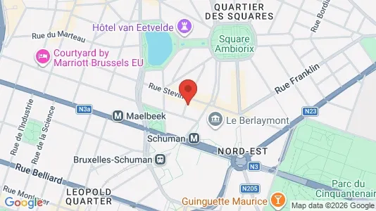 Apartments for rent i Stad Brussel - kort over placeringen