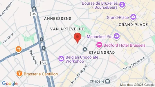 Apartments for rent i Stad Brussel - kort over placeringen