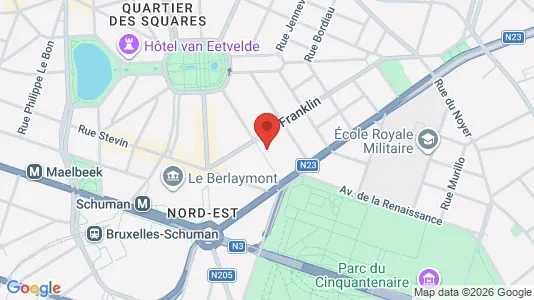 Apartments for rent i Stad Brussel - kort over placeringen