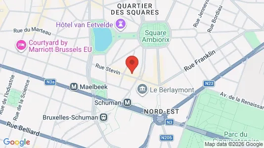 Apartments for rent i Stad Brussel - kort over placeringen