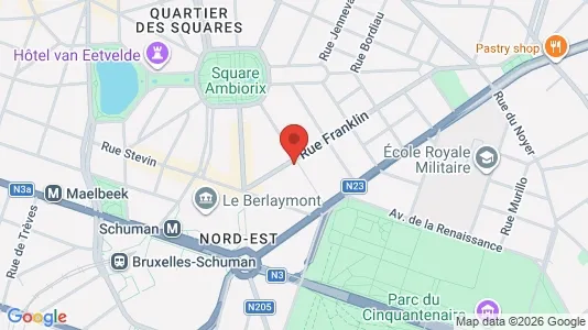 Apartments for rent i Stad Brussel - kort over placeringen