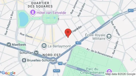 Apartments for rent i Stad Brussel - kort over placeringen