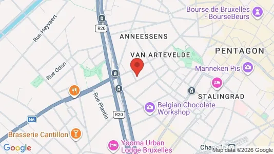 Apartments for rent i Stad Brussel - kort over placeringen