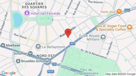 Apartments for rent i Stad Brussel - kort over placeringen