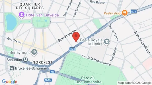 Apartments for rent i Stad Brussel - kort over placeringen