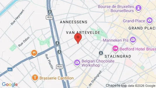 Apartments for rent i Stad Brussel - kort over placeringen