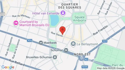 Apartments for rent i Stad Brussel - kort over placeringen