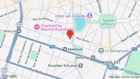 Apartments for rent i Stad Brussel - kort over placeringen