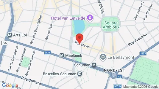 Apartments for rent i Stad Brussel - kort over placeringen