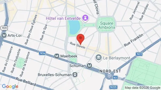 Apartments for rent i Stad Brussel - kort over placeringen