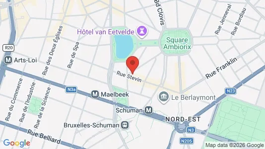 Apartments for rent i Stad Brussel - kort over placeringen