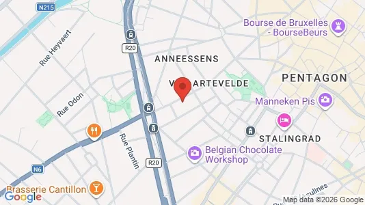 Apartments for rent i Stad Brussel - kort over placeringen