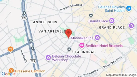 Apartments for rent i Stad Brussel - kort over placeringen