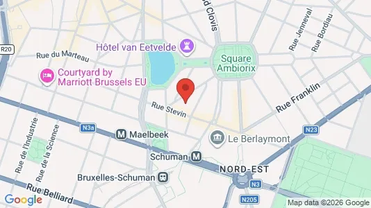Apartments for rent i Stad Brussel - kort over placeringen