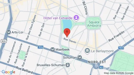 Apartments for rent i Stad Brussel - kort over placeringen