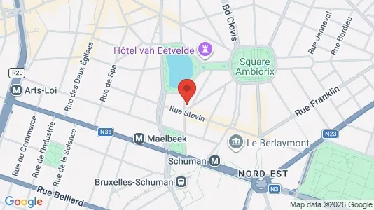 Apartments for rent i Stad Brussel - kort over placeringen