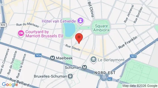 Apartments for rent i Stad Brussel - kort over placeringen