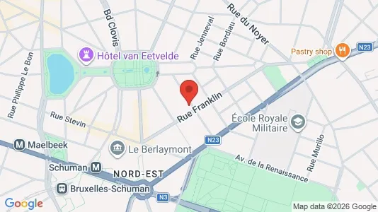Apartments for rent i Stad Brussel - kort over placeringen