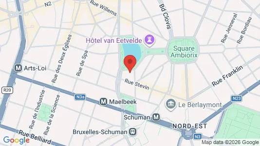 Apartments for rent i Stad Brussel - kort over placeringen