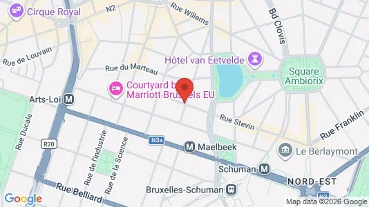 Apartments for rent i Stad Brussel - kort over placeringen