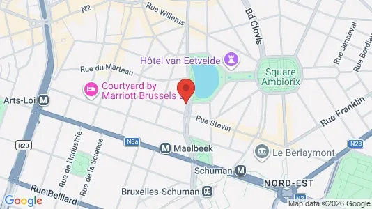 Apartments for rent i Stad Brussel - kort over placeringen