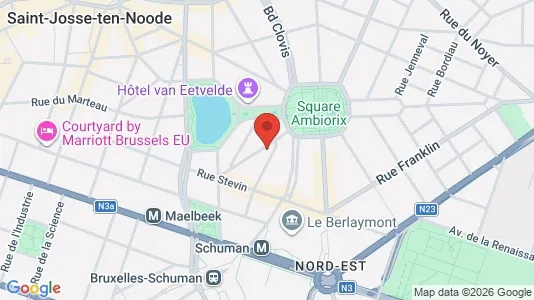 Apartments for rent i Stad Brussel - kort over placeringen