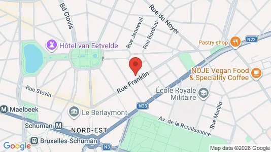 Apartments for rent i Stad Brussel - kort over placeringen