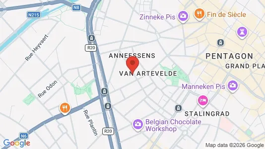 Apartments for rent i Stad Brussel - kort over placeringen