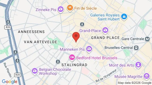 Apartments for rent i Stad Brussel - kort over placeringen