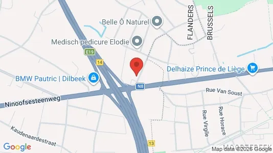 Apartments for rent i Dilbeek - kort over placeringen