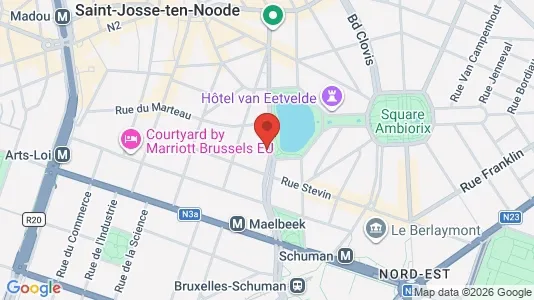 Apartments for rent i Stad Brussel - kort over placeringen